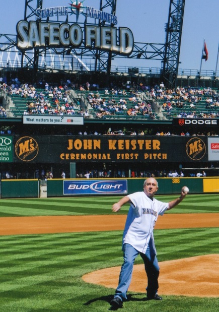 John Keister's First Pitch at the Seattle Mariners 2008